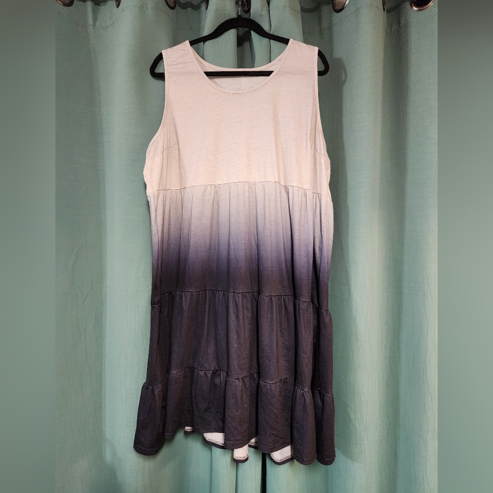 Navy Ombre Dress 4XL